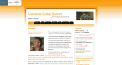 Desktop Screenshot of classicalguitarscores.com